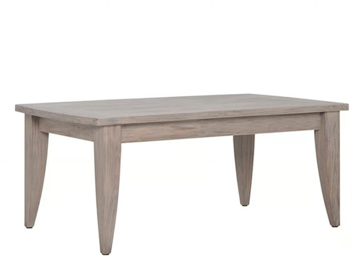 RELAIS - Rectangular teak coffee table _ JANUS et Cie